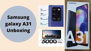 Samsung A31 Unboxing