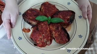 MELANZANE RIPIENE - Ricetta di cucina con me Graziella