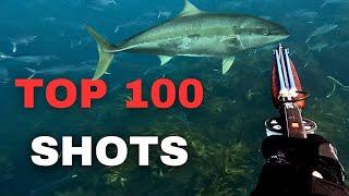 100 Best Spearfishing Shots You Won't Believe | Ultimate Underwater Action!