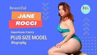 Beautiful American Curvy Jane Rocci - Plus Size Model Biography | Instagram Celebrity