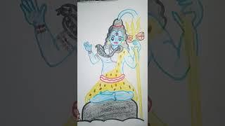 #har har mahadev ️#drawing # beautiful drawing ideas 