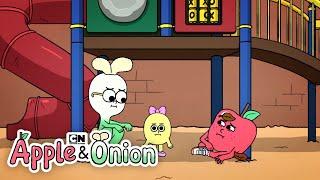 Classic Domino Chain Reversal Song: LET’S WATCH | Apple & Onion | Cartoon Network