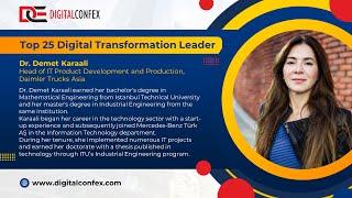 Presented By DIGITALCONFEX | Dr. Demet Karaali | Top 25 Digital Transformation Leader