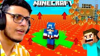 Minecraft But Lava Rises Every 15 Seconds in My World *Bawandar Aa Gaya*