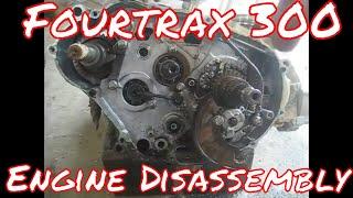 Honda Fourtrax 300 engine disassembly