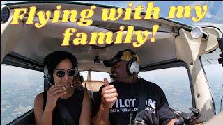 Flying in a Cessna 172 with my Family! - #cessna172