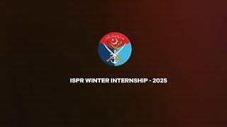 ISPR Winter Internship - 2025 | ISPR