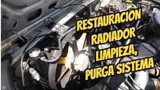 Restauracion Radiador y Purga sistema Pulito-Radiator Restoration todos los autos.