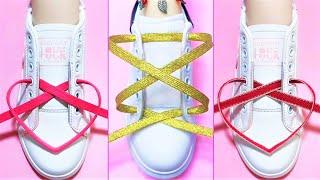 25 Ways to tie your shoelaces, How to tie shoelaces, shoes lace styles, #shoelace #shorts #viral