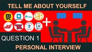 Tell Me About Yourself || Sample Answer || Personal Interview Question 1 || M. Navy ||Marine RedFox