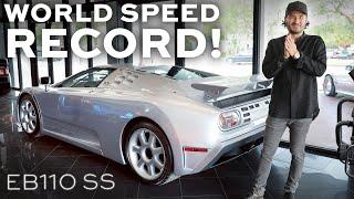 World Speed Record Bugatti AND Ferrari!