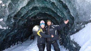 Picking Up Our New Adventure RIG! Riding Through a Glacier Tunnel + Fresh Potato Donuts