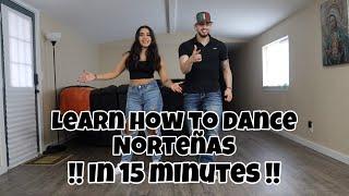 TUTORIAL DE NORTENAS! *LEARN HOW TO DANCE IN 15 MINUTES*