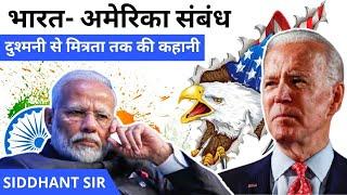 INDIA - US RELATIONS : INTERNATIONAL RELATIONS BY SIDDHANT SIR