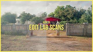 How to EDIT LAB SCANS in Lightroom