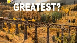 Greatest Model Railroad in The U.S.?      MASSIVE & SCENIC!