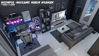 Ngumpul NgeGame Makin Nyaman | Kamar Gaming 4mx6m