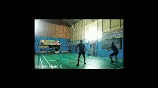 Jump smash #tarkam #badmintonfamlyplus #badmintonlovers #badmintonindonesia