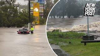 Video shows continued flooding in eastern Australia from ex-Tropical Cyclone Alfred