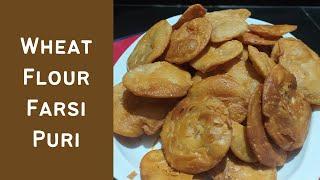 Wheat farsi puri | wheat flour farsi puri | farsi puri | atta farsi puri | veg recipes with vaishali