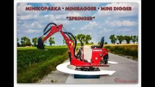 Minikoparka Obrotowa Springer, Minibagger Springer, Mini digger Springer