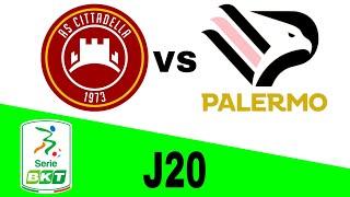 Cittadella vs Palermo en vivo Serie B Jornada 20