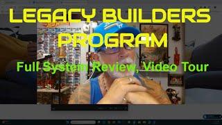 LEGACY BUILDERS PROGRAM: Full Review, Back Office Video Tour