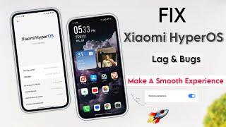 Fix Xiaomi HyperOS Lag & Bugs | Make a Smooth Ui Experience - Without Root Try It In Hindi 