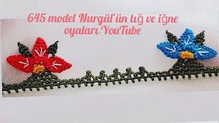 #crochet#puntillas#handmade#kinitting#645.TIĞ OYASI İĞNEDEN TIĞA ÜÇ YAPRAKLI ÇİÇEĞİM