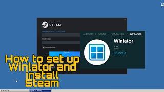 Tutorial how to set up Winlator and install Steam and Games | Windows Emulator