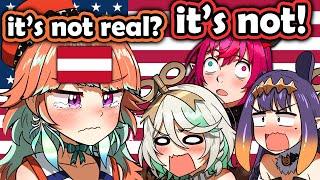 Kiara's reality shattered when she learns a myth about America is not real [Hololive EN]