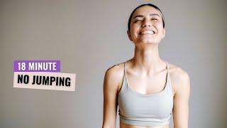 18 MIN QUICK NO JUMPING HIIT - No Equipment Workout / Esra Çapar Akyol