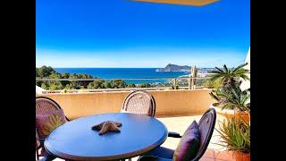 Apartment with breathtaking sea views for sale in the Sierra de Altea on the Costa Blanca