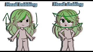 Head bobbing and Head turning animation tutorial | Gacha Club