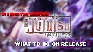 JUJUTSU INFINITE: WHAT TO DO ON RELEASE?