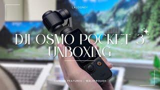 DJI Osmo Pocket 3 unboxing | my first vlogging camera 