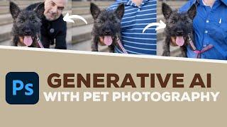 Using Photoshop Beta Generative Fill AI with Pet Photography