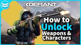 XDefiant - How to unlock Weapons/Guns, Equipment & Characters/Agents (New System!)