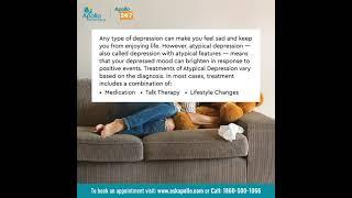 How is atypical depression treated? What are the side effects of treatment? | Apollo Hospitals