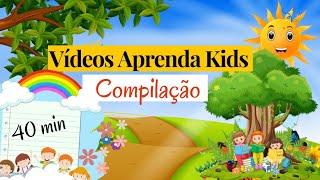 O Sol, Meio Ambiente,cores, histórias - Compilação de 40 minutos de vídeos educativos e divertidos