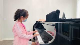 Demi Liu，6Y—Etude in C Major by Felix Le Couppey