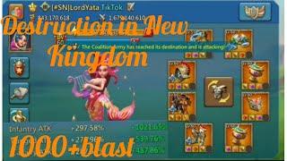 Mini Rally leader 1000+ blast VS online targets Lordsmobile