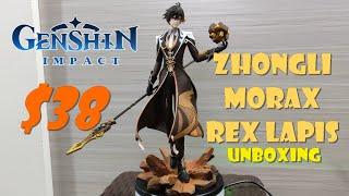 Unboxing Zhongli / Morax Action Figure 1/7 scale Genshin Impact! Cheap high quality figure!