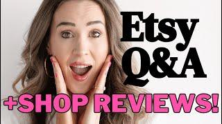 Dylan Jahraus Reviews Your Top Etsy Questions LIVE  | Expert Tips & Q&A