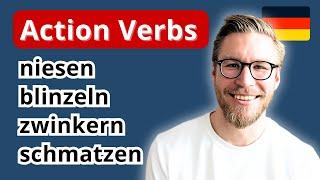 Learn 30 GERMAN Action Verbs in 10 Minutes!