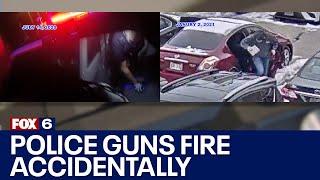 Milwaukee police guns accidentally discharged, video shows incidents | FOX6 News Milwaukee