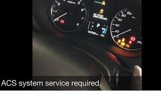 ACS system service required Mitsubishi Outlander How we fixed it