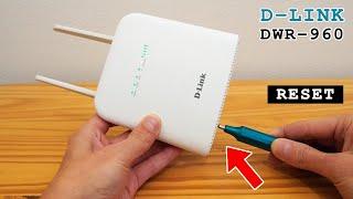 D-Link DWR-960 4G Router Wi-Fi • Factory reset