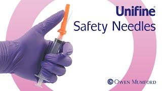 Unifine Safety Needles - Andwendung