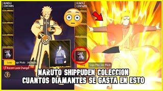 RAPIDO NARUTO SHIPPUDEN COMO CONSEGUIR ASPECTO NARUTO LEGENDARIO Y SASUKE CUANTO SE GASTA FF LATAM